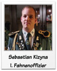 Sebastian Kizyna 1. Fahnenoffizier