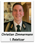 Christian Zimmermann 1. Beisitzer