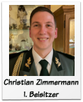 Christian Zimmermann 1. Beisitzer