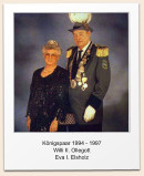 Knigspaar 1994 - 1997 Willi II. Ollegott                             Eva I. Elsholz