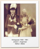 Knigspaar 1958 - 1961 Johann I. Angemeer Kthe I. Mller